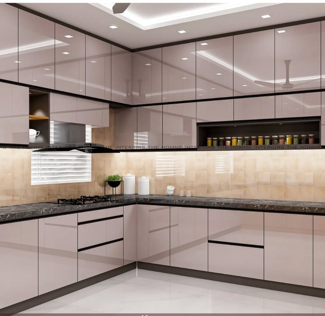 10x11 L Shape Modular Kitchen Rae Bareli